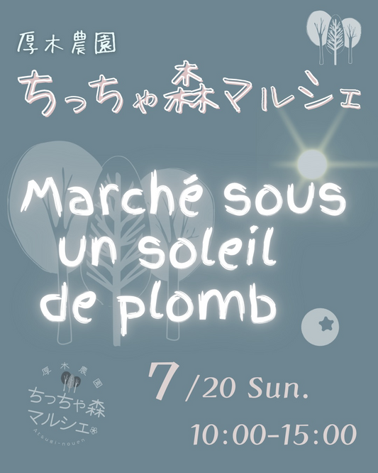 厚木農園がちっちゃ森マルシェ7月20日開催を発表、65店舗出店で入園・駐車場無料