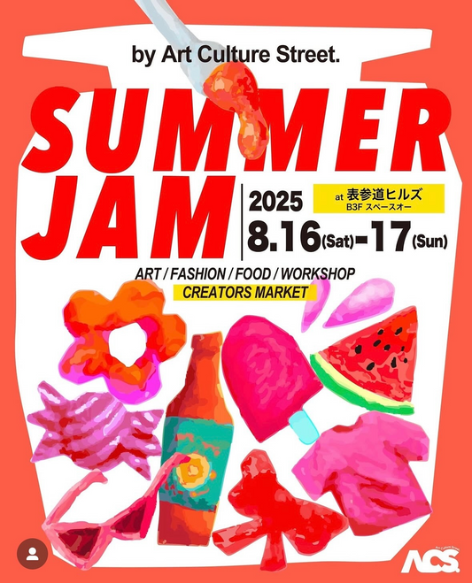 Art Culture Street SUMMER JAM-Xが8月16日表参道ヒルズ開催発表、flowershop_floraisonとtarot_reading.floraisonによるクリエイターズマーケットを実施