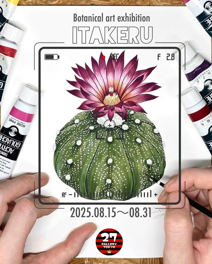 Botanival art exhibition ITAKERUが日本橋で開催、植物をテーマとした作家4名による企画展示で新旧合わせた作品14点を展示