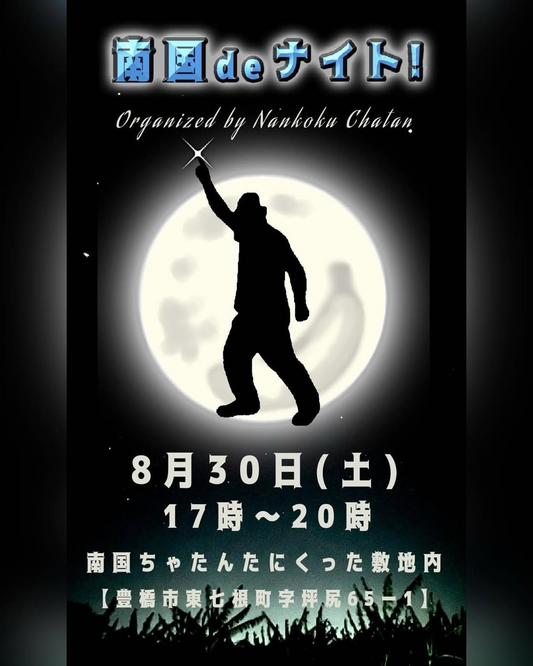 南国deナイトが愛知県豊橋市で8月30日に開催、夕暮れの縁日風野外多肉ナイトマーケット