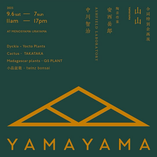 YAMAYAMA山山2025が芽の巣山で9月6日・7日開催、安西岳郎と中川智治による陶芸作家合同特別企画展