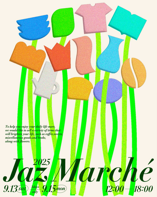 Jaz Marché 2025が三連休に札幌で開催、Jaz flower shopで焼き菓子や古道具と作家作品が来場者の関心を集める