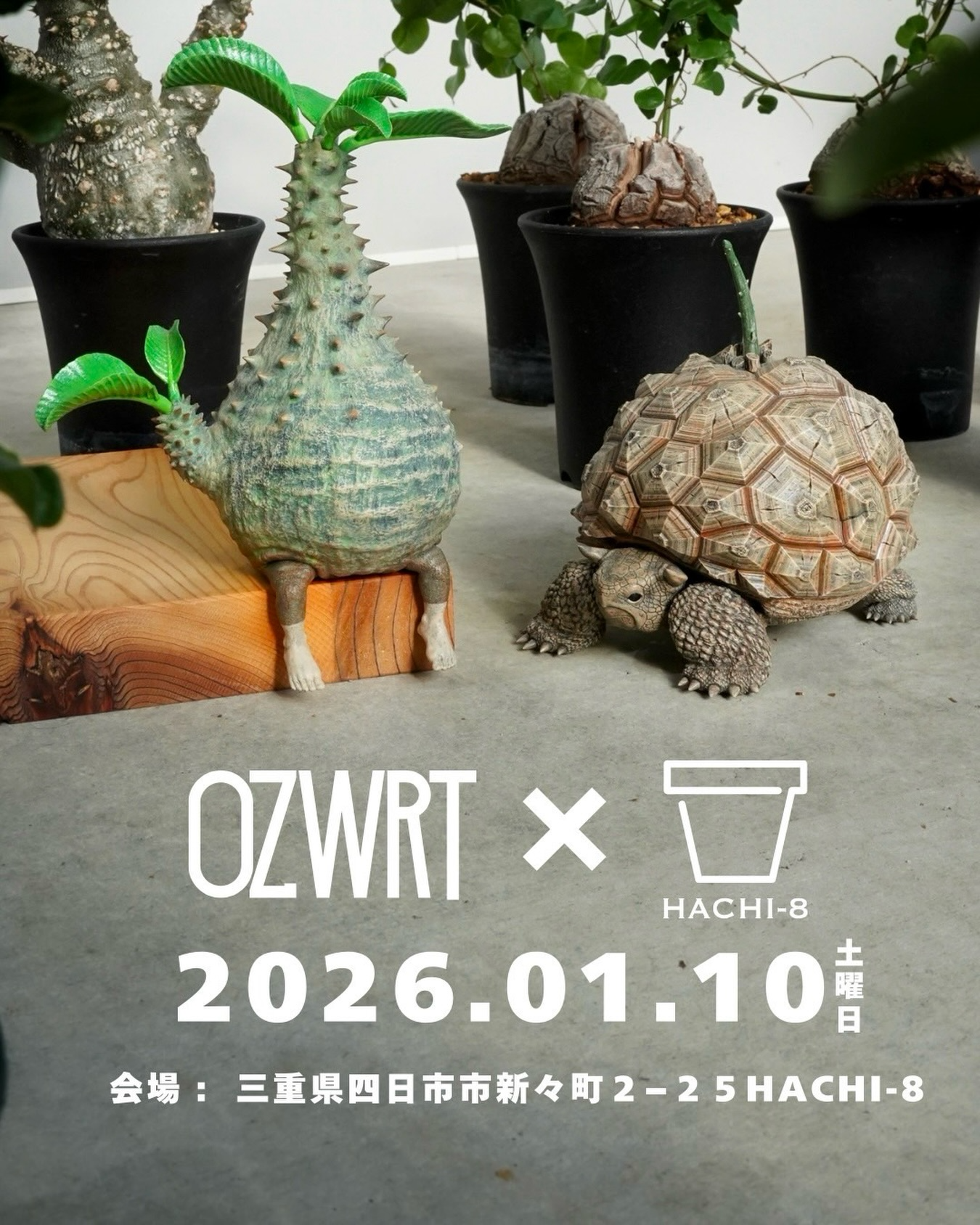 HACHI-8がOZWRT POPUPイベントを開催、三周年記念企画の整理券配布と