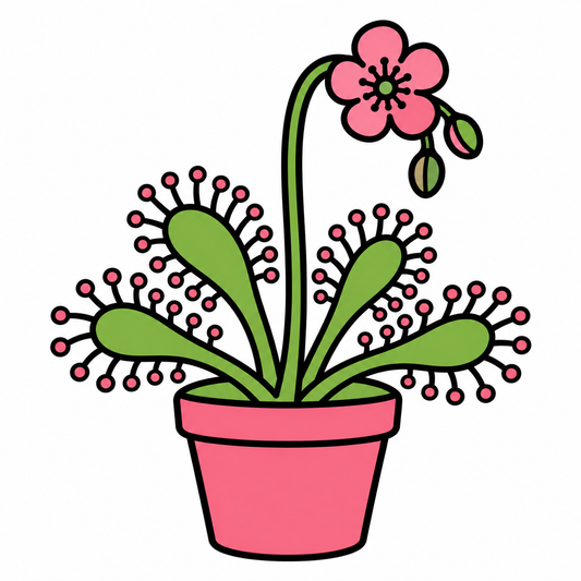 葉の食害経験で変わるコモウセンゴケの花の防御