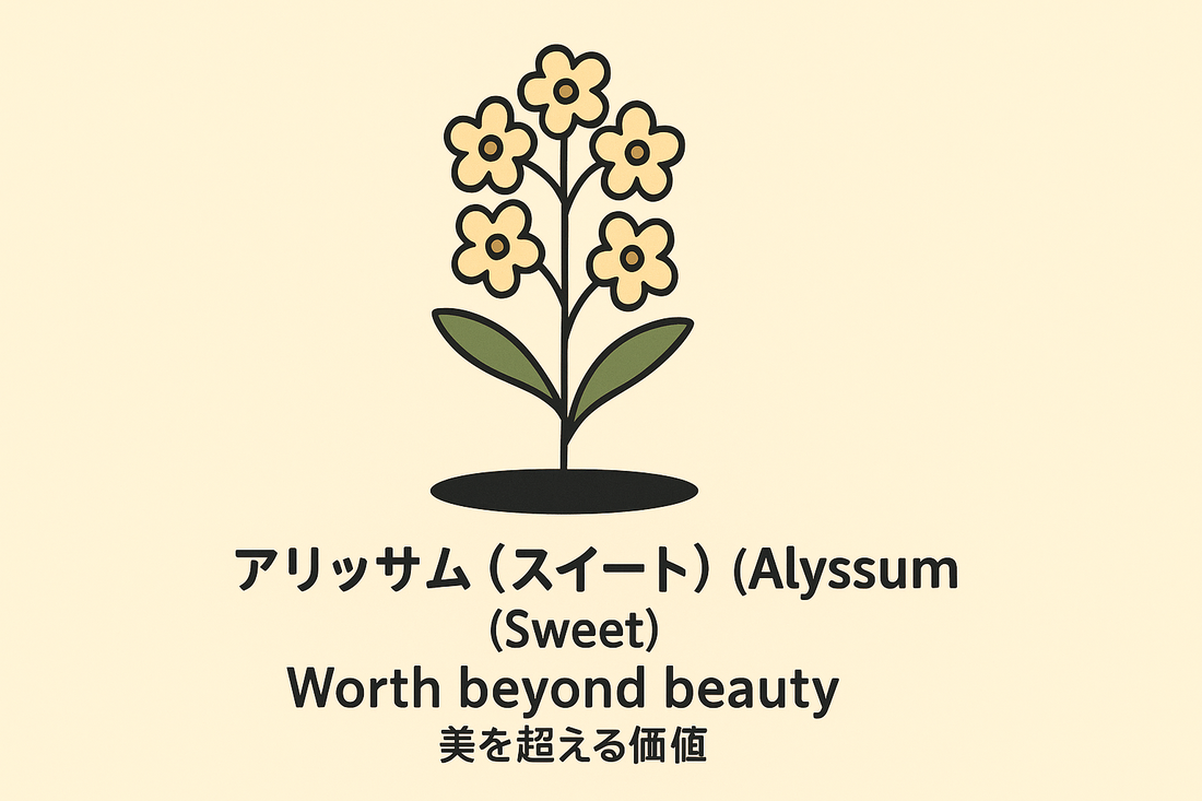 【アリッサム】の花言葉は「美を超える価値」｜その意味と由来