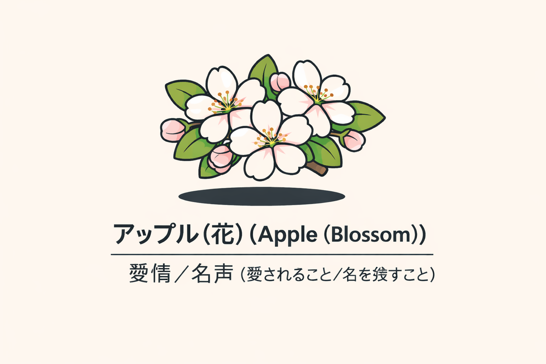 【アップル（花）】の花言葉は「寵愛・名声」｜Greenawayの記録