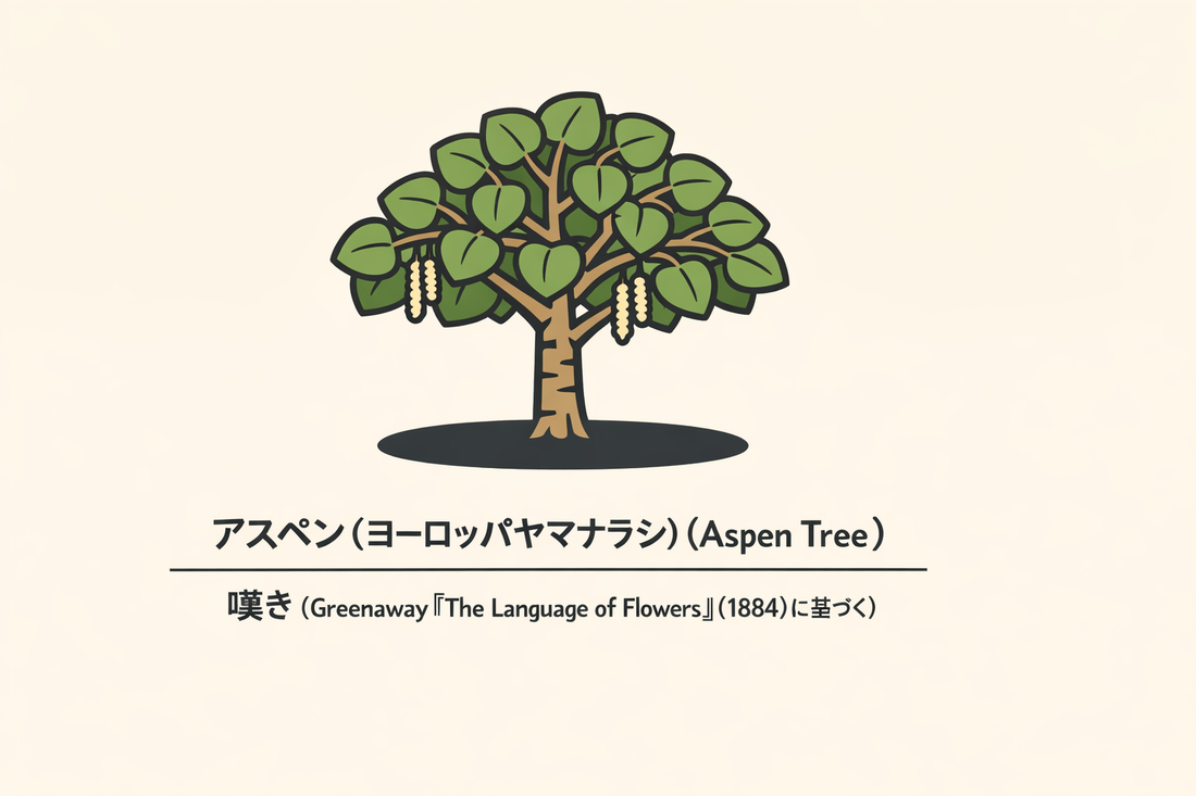 【アスペン】の花言葉は「嘆き」｜Greenawayの記録と意味