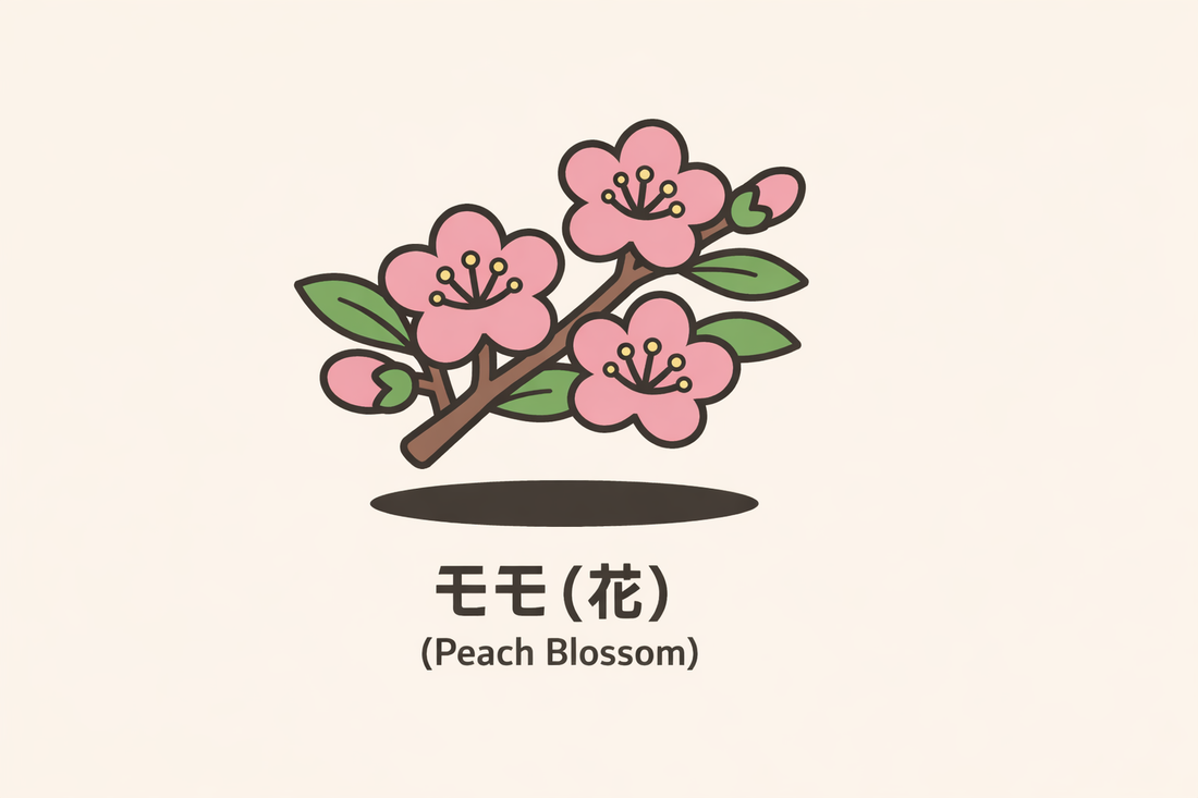 【モモ】の花言葉は「あなたの虜」｜1884年の記録から読む意味