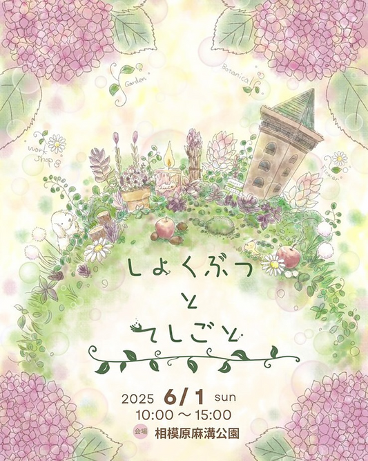 相模原市で植物と手工芸のイベント「しょくぶつとてしごと」が開催、自然の中で癒しの時間を過ごせる場に