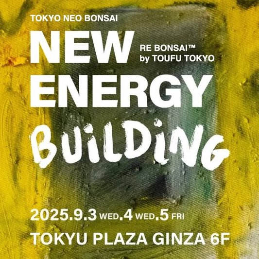 TOKYO NEO BONSAI「NEW ENERGY」BUILDINGが9月3日開催、RE BONSAI™️ by TOUFU TOKYOが初参戦で新しい盆栽文化を展示