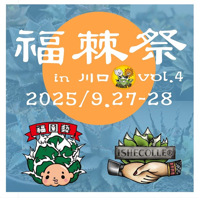 福棘祭vol.4が西川口でアガベオンリー即売会を開催、限定株と割引企画でアガベ愛好家の注目を集める