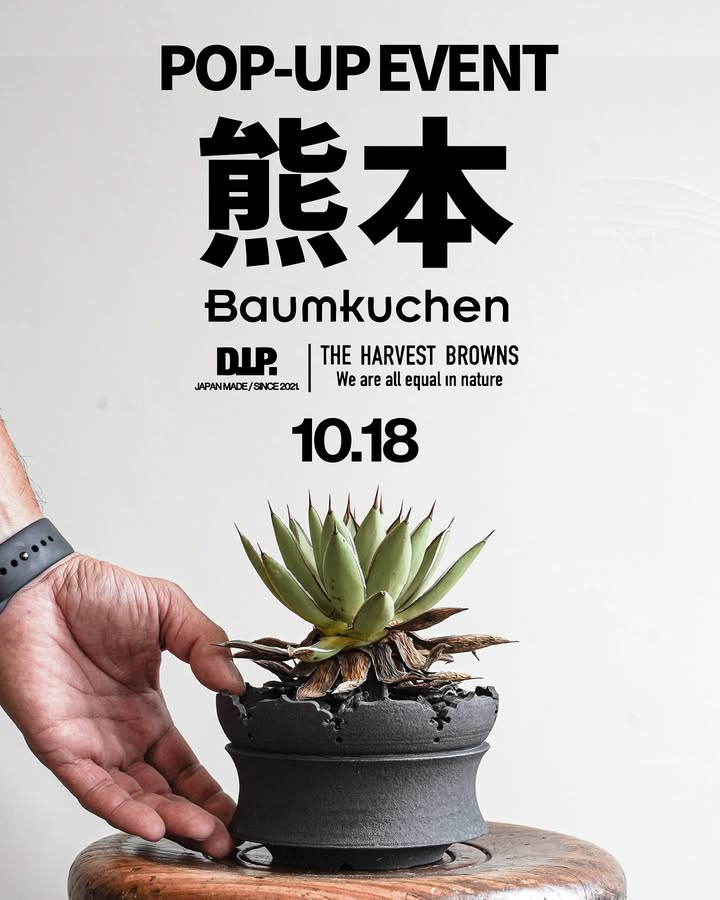 BaumkuchenがPOP-UPEVENTin熊本2025を開催、無料植え替えとAgave展示販売が来場者の関心を集める