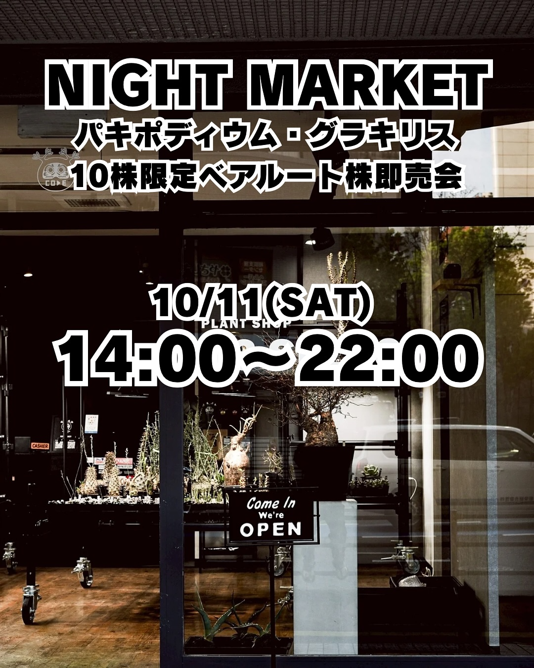 N3SELECTがNIGHTMARKET2025を開催、10月11日の特別営業とグラキリス即売会が来店動機に