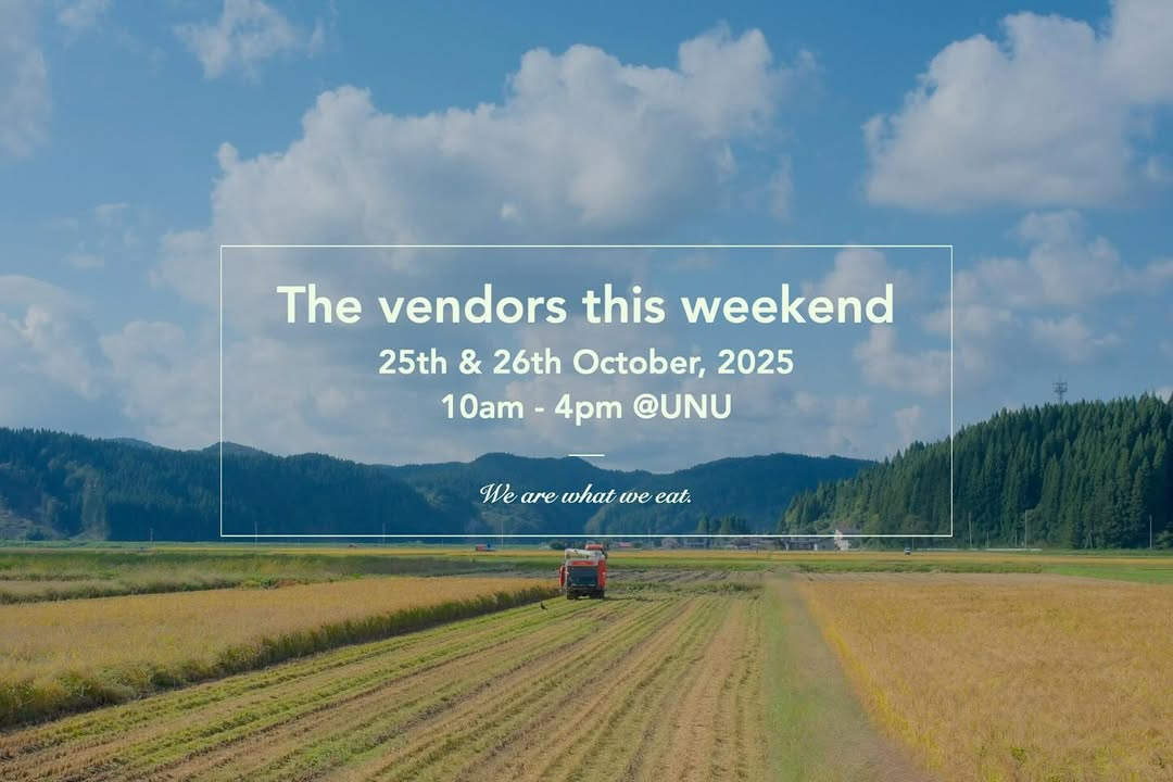 青山ファーマーズマーケットがThevendorsthisweekendを開催、10月最終週末に新米と多彩な出店が都心で集結