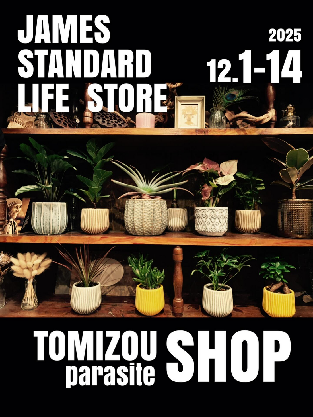 TOMIZOUがTOMIZOU parasite shop 2025を開催、新潟JAMES STANDARD LIFE
