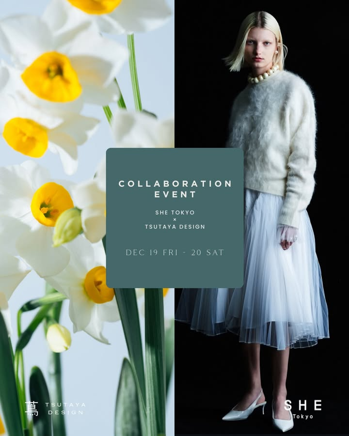 SHE Tokyoが蔦谷ヨシミツとのコラボイベント2025を開催、ビラローザで花のワークショップとリトルフラワーショップと新作フラワーアイテム受注が来場者の注目を集める - リーフラ編集部