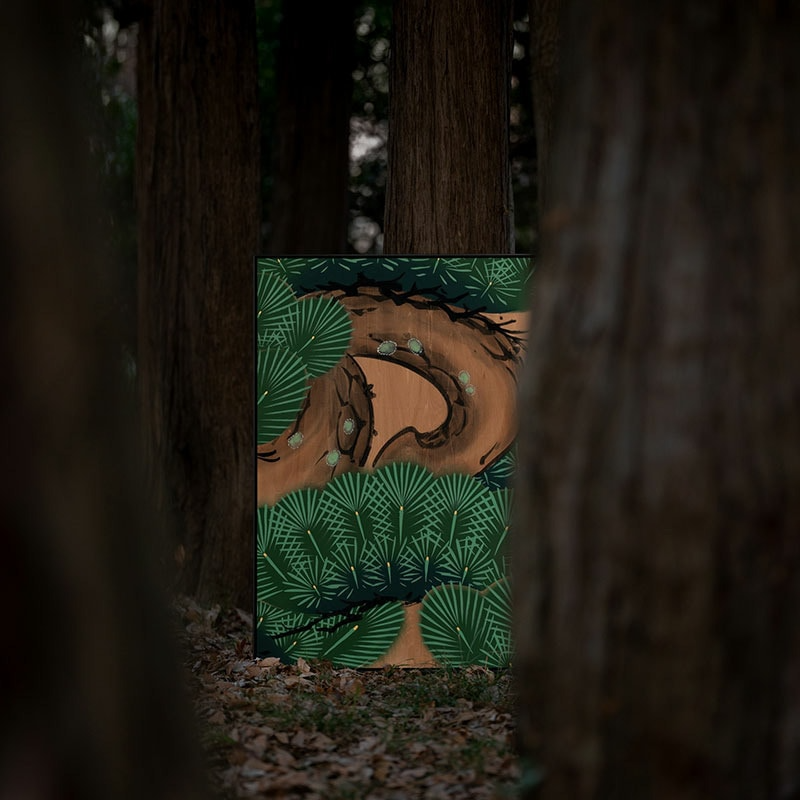 CHIKIRI PROJECTがESTNATIONでPOP UPを開催、松羽目アートピースとアートダルマが店頭展示販売