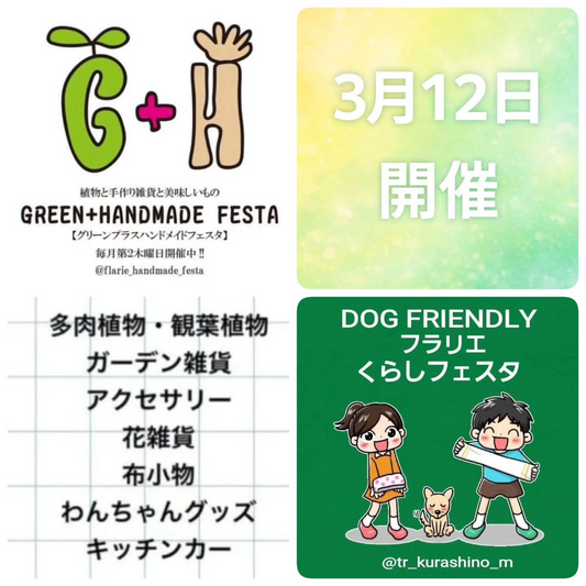 GREEN＋HANDMADE FESTA2026が久屋大通庭園フラリエで開催、植物と手作り雑貨の都市型マルシェ