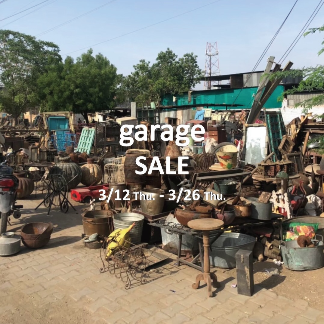 garage NAGOYAがgarage SALE2026を開催、家具什器植物ドライアレンジメントを特別価格販売