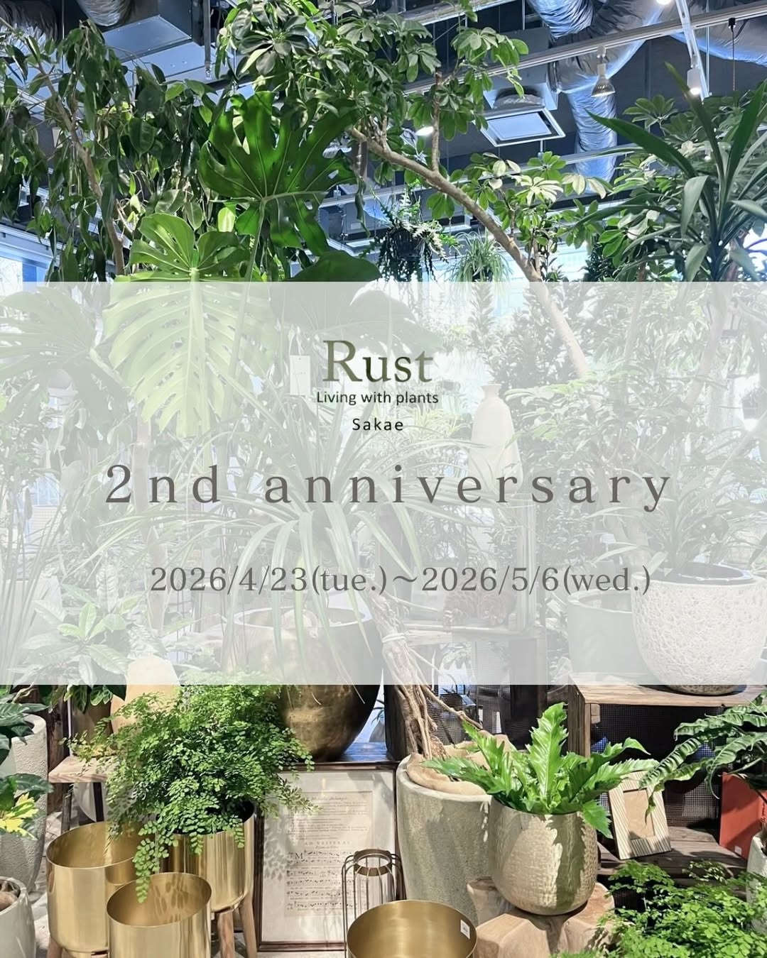 RustSakae2周年記念イベント2026が開催、浅岡園芸花森家