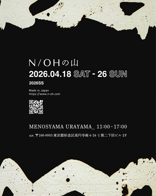 N/OHがN/OHの山2026SSを開催、春の新作植木鉢展示が高円寺の注目に