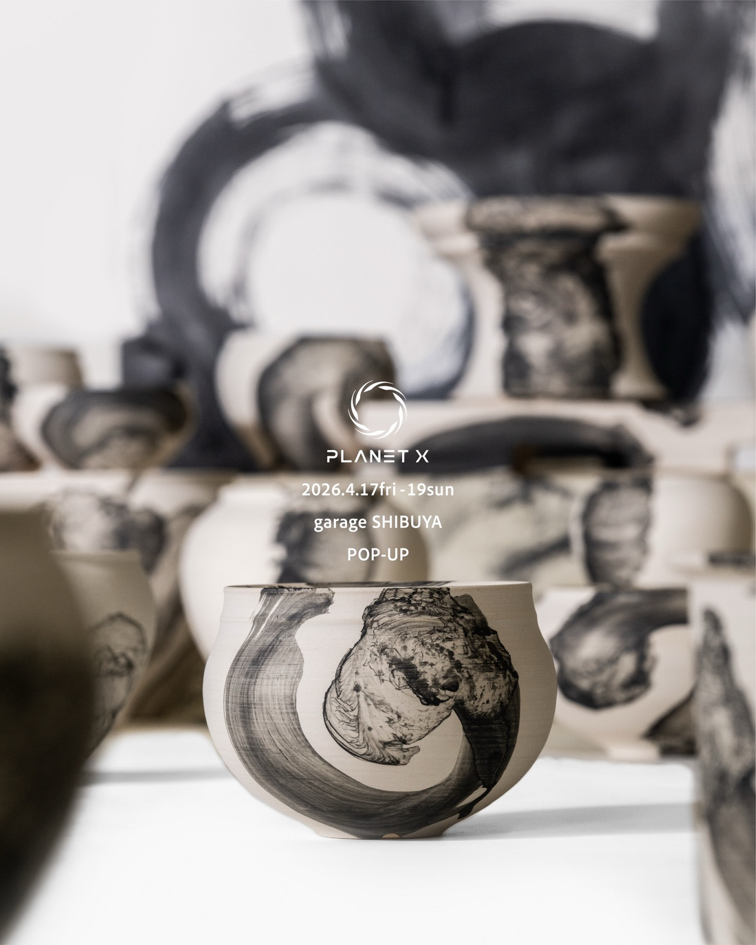 garage SHIBUYAがPLANETX Exhibition隈ノゑ2026を開催、植物で完成する植木鉢作品が渋谷に登場