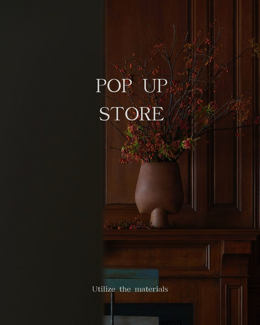 UtilizetheMaterialsPOPUPSTOREが開催、赤坂102galleryで素材を生かした花束を販売