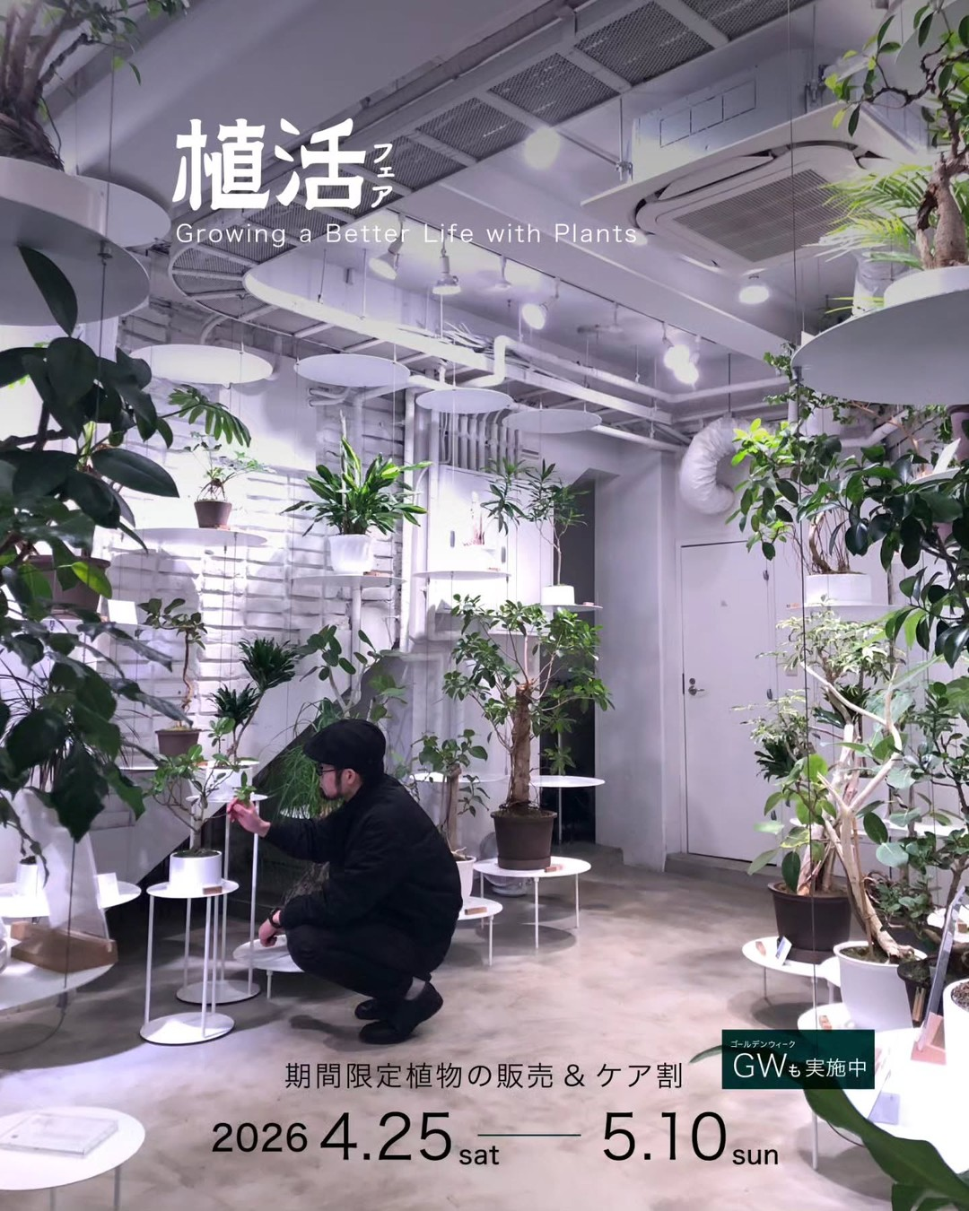 RENが植活フェア2026を開催、期間限定植物とケア割チケットを展開
