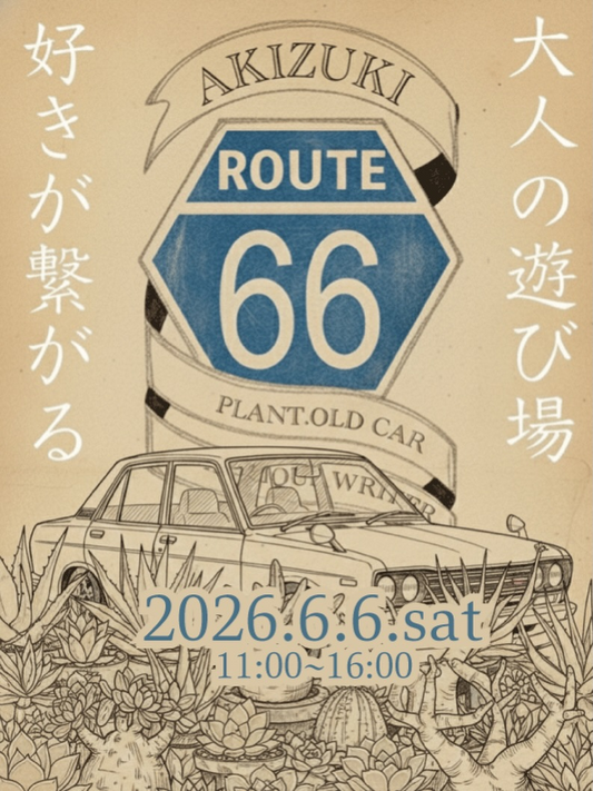 AKIZUKIROUTE66 2026が淨覚寺で開催、植物と陶芸と旧車が秋月の城下町に集結