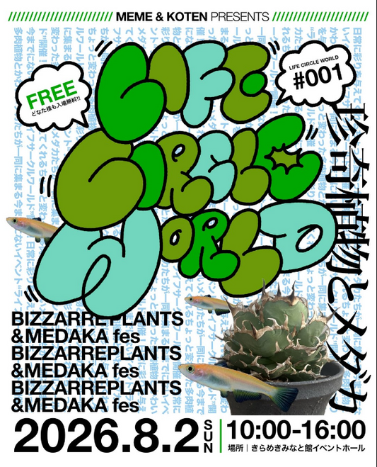 きらめきみなと館でLIFE CIRCLE WORLD2026を開催、植物とメダカの合同イベントに40店舗規模が集結
