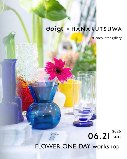 FLOWER1DAYWORKSHOP2026がencountergalleryで開催、花と花瓶を選ぶ梅雨時期の特別体験