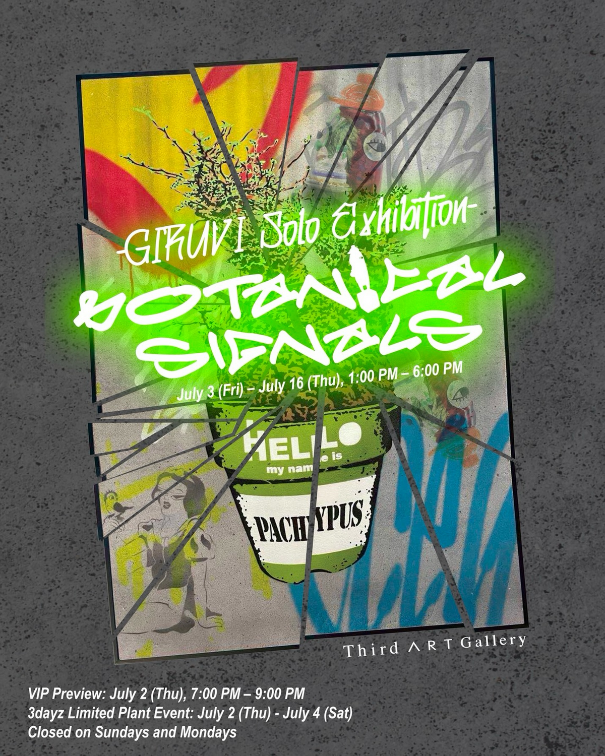 ThirdARTGalleryがBOTANICALSIGNALS2026を開催、GIRUVI作品と植物