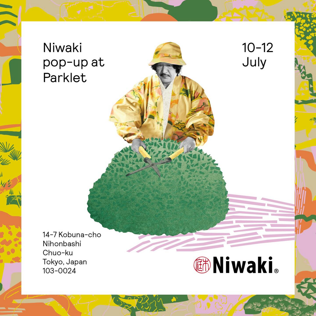 NiwakiPop-upatParkletNihonbashi2026が開催、園芸道具を日本橋のParkletで紹介