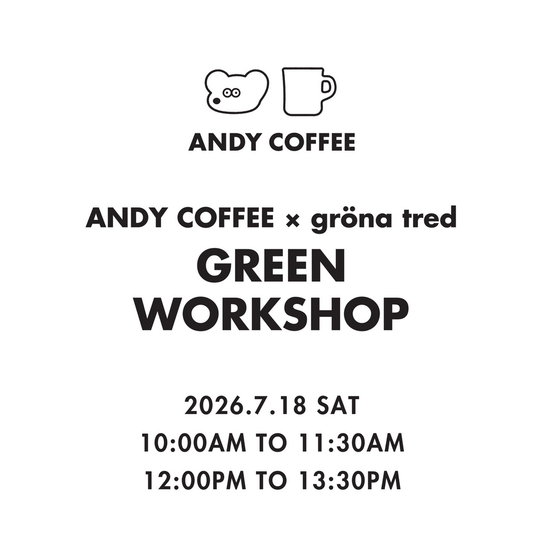 ANDYCOFFEEがサボテンテラリウムワークショップ2026を開催、代官山で夏らしい作品作りを体験