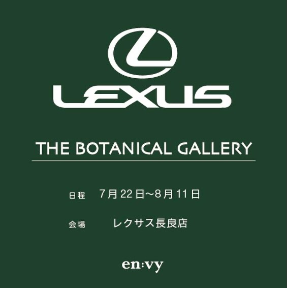 LEXUS THE BOTANICAL GALLERY2026がレクサス長良で開催、envyplantsが塊根植物と作家鉢を展示