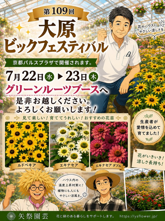 はちとありとFELICITAが2社合同販売会2026を開催、植物とデザイン鉢を二子玉川で販売
