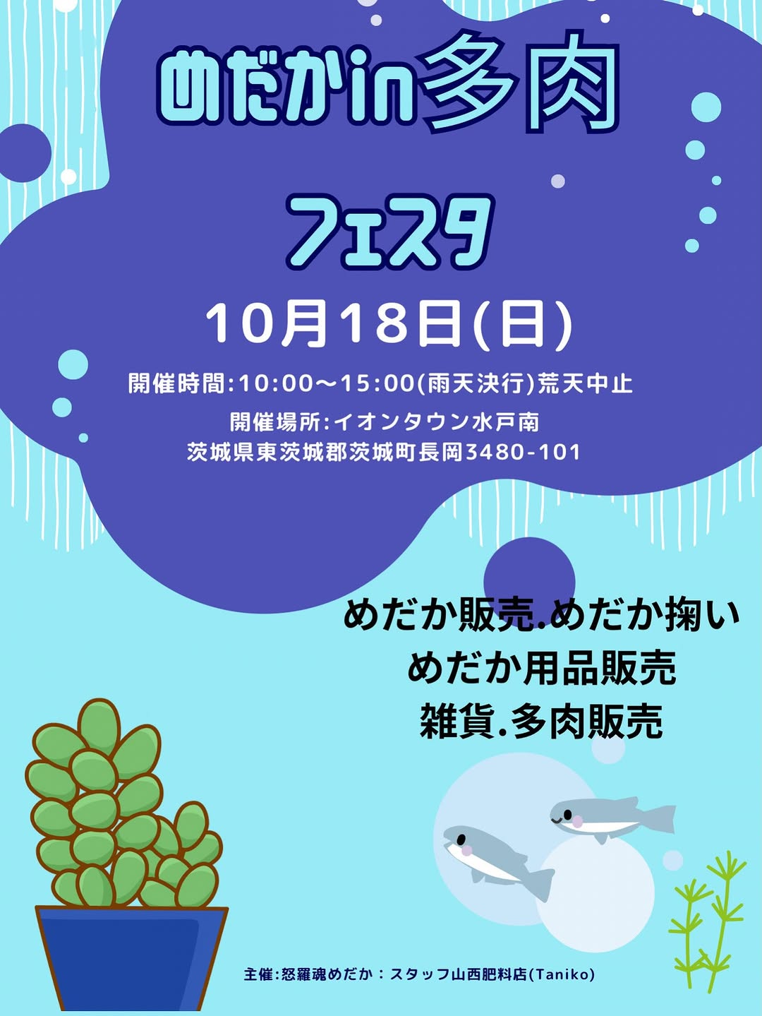 アカリスタンドがボタニカルスタンドVol.3を開催、植物と雑貨の販売や飲食を西予市で楽しめる2日間