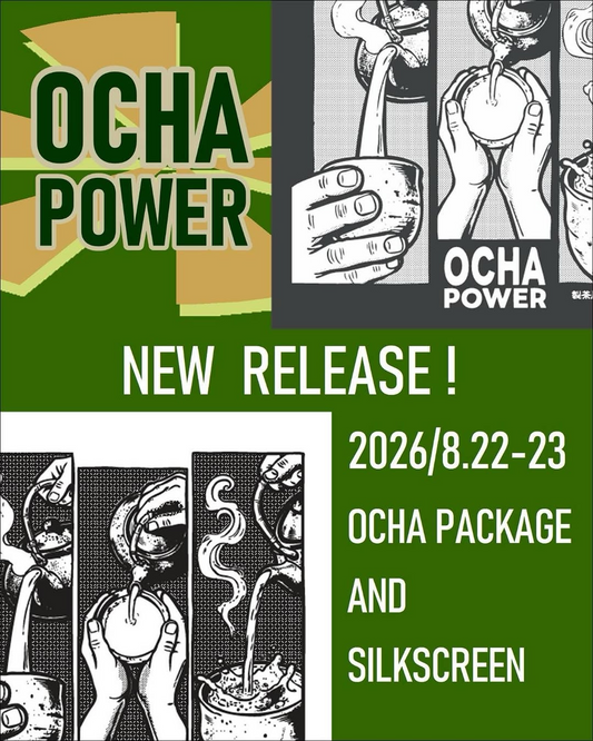 大島清吉商店本店CO-BAで2026年OCHA POWERを開催、新デザインとシルクスクリーンを展開