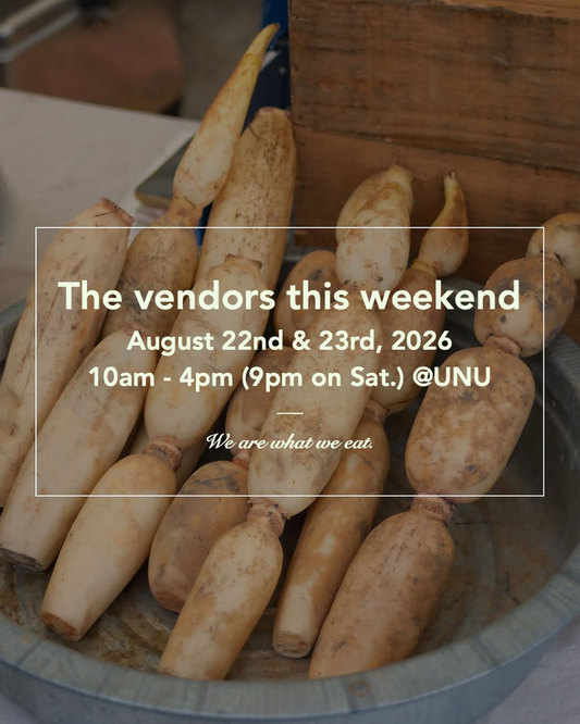 Farmers Market @ UNU 2026年8月22日・23日を開催、農家や加工品など多彩な出店者が参加