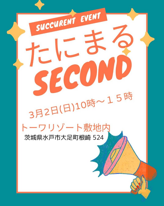 トーワリゾートがたにまるセカンドvol2を開催、会場拡大とキッチンカー出店で植物イベントが進化