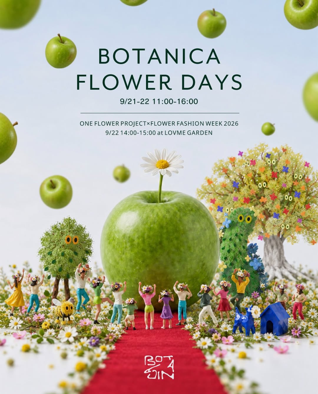 BOTANICA FLOWER DAYS 2026をBOTANICA MUSEUMで開催、花苗マルシェや寄せ植え講座とランウェイ企画を実施