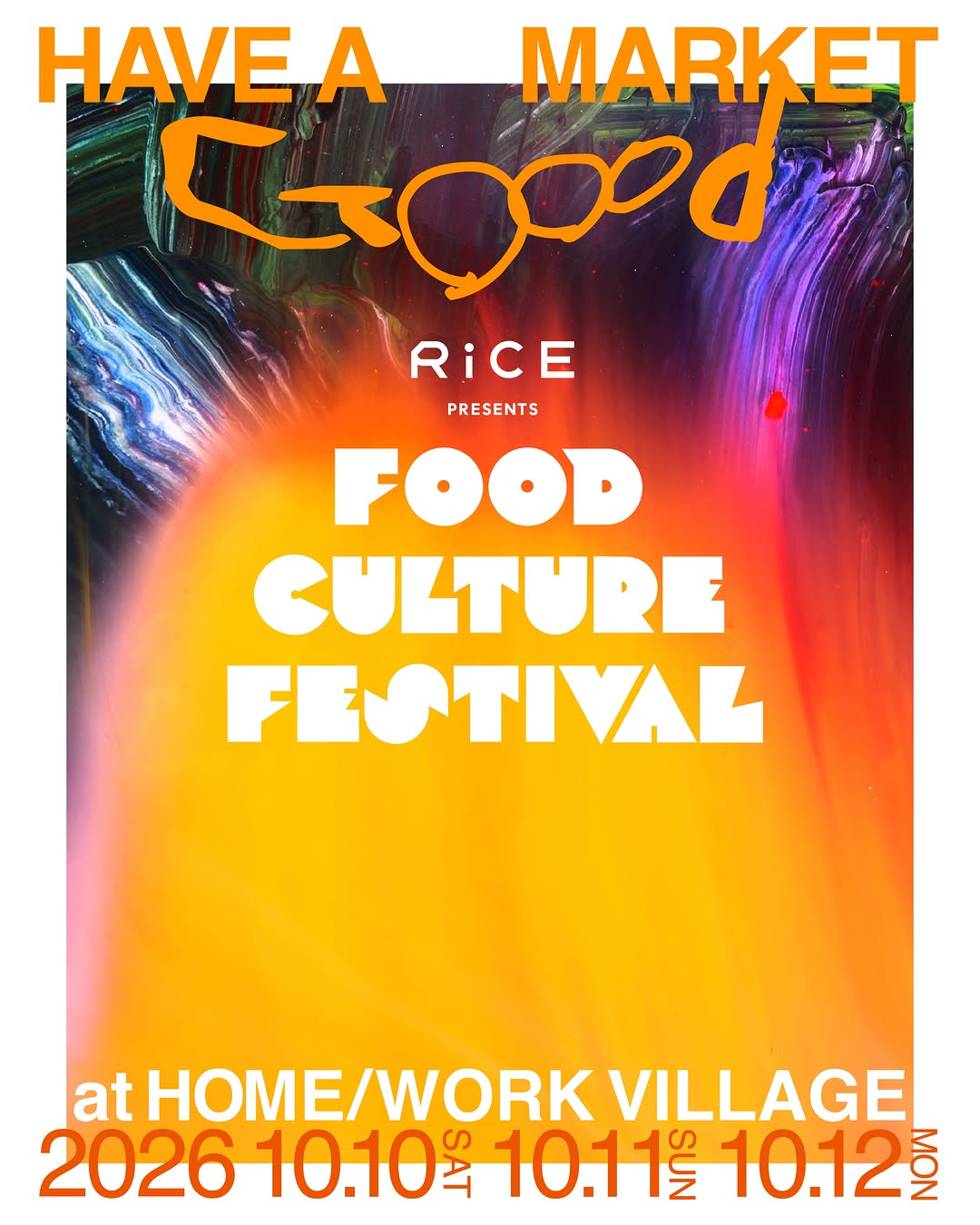 FOOD CULTURE FESTIVAL at HOME/WORK VILLAGEが10月10日から3日間開催