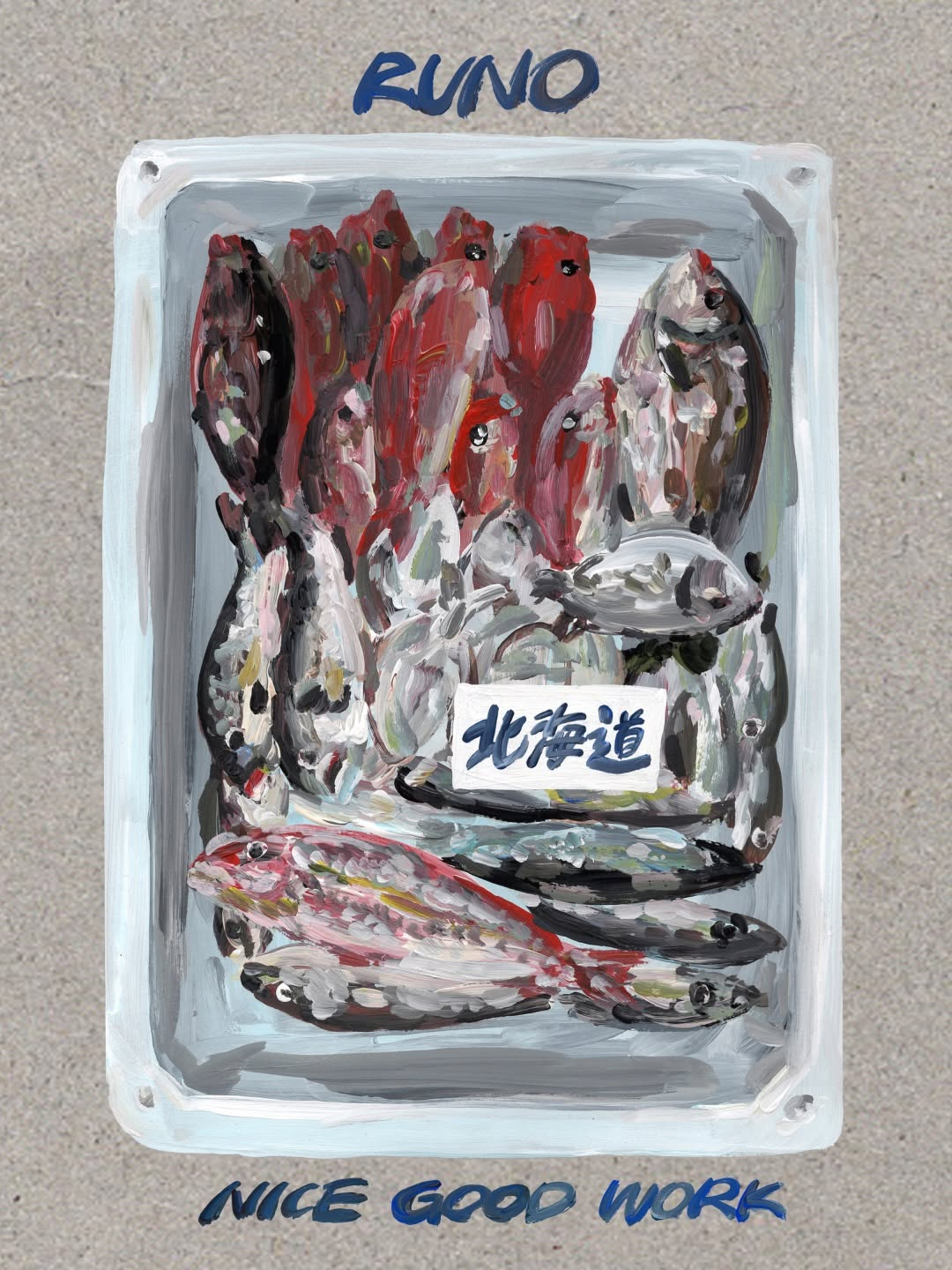 NICE GOOD WORK Exhibitionが札幌RUNOで開催、魚介モチーフの花瓶を展示