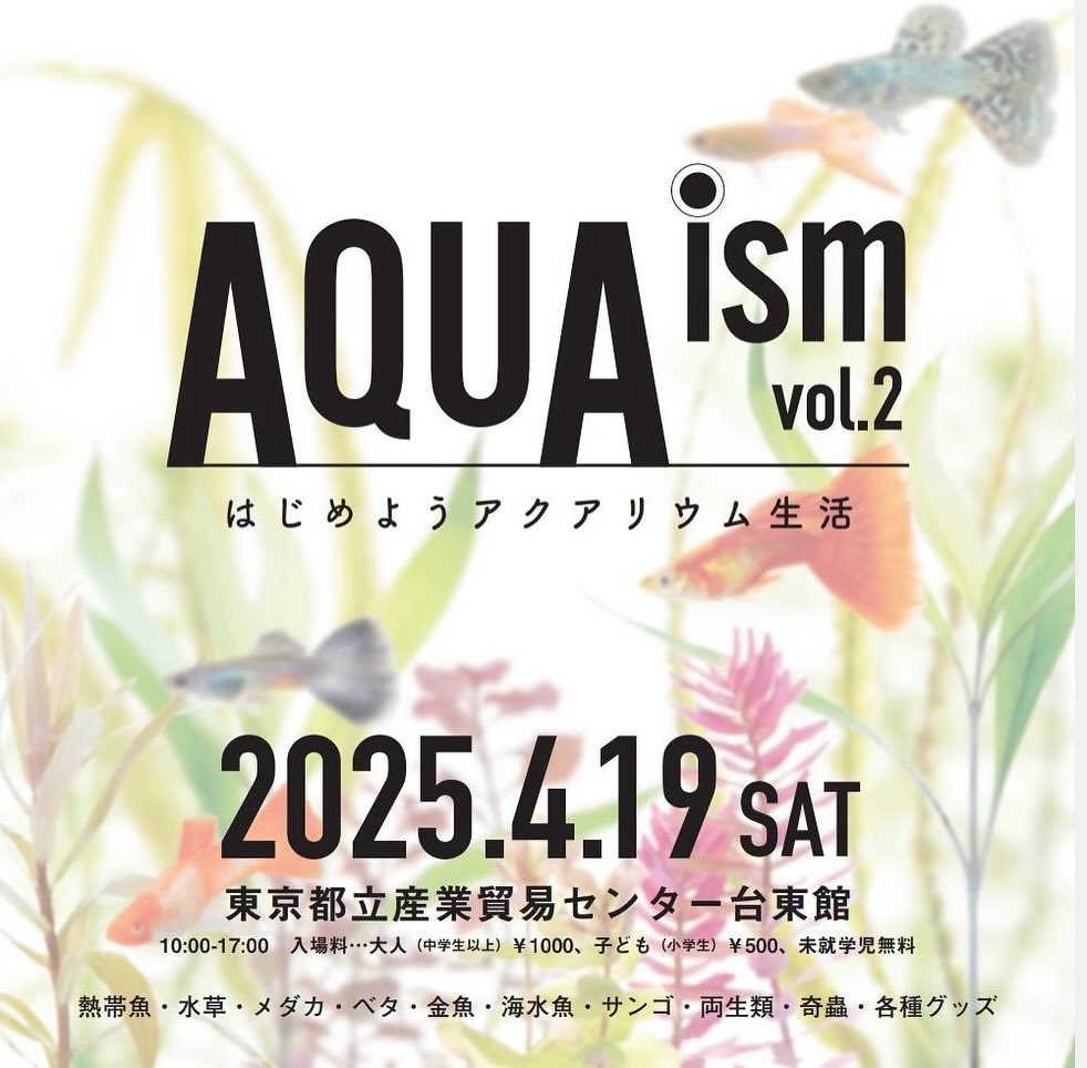 AQUA Styleが初心者向けイベント「AQUA ism Vol.2」を開催、東京都立産業貿易センターでテラリウム販売やセットアップ紹介を実施